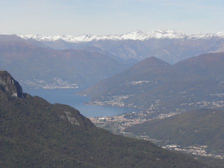 Lago di Lugano dal Forte di Orino